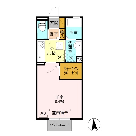 オプティマール　Ｂの間取り