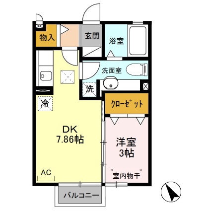 ニュービラーズの間取り