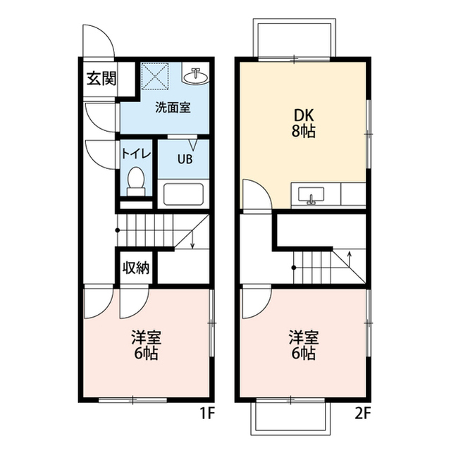 アンプルールブワ OgawaⅠの間取り