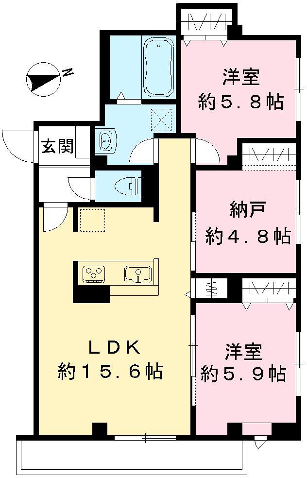 トゥインクル ヴィータの間取り