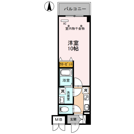 クラヴィーア草加の間取り