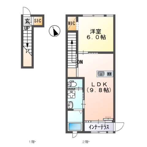 アヴニールの間取り