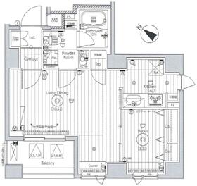 メイクスアート三ノ輪Ⅱの間取り