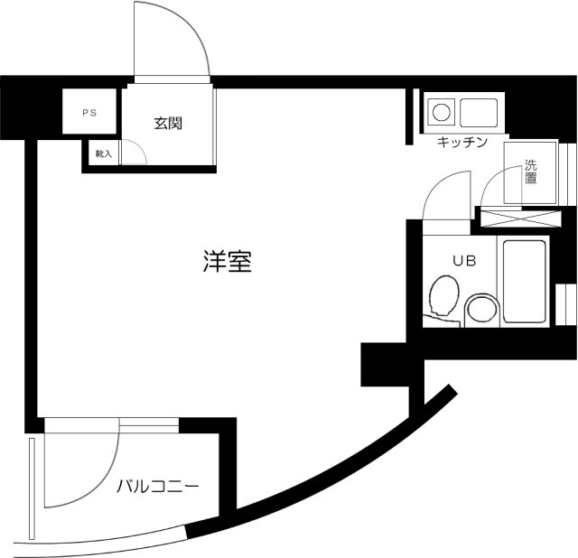 コモドスクウエア北新宿の間取り