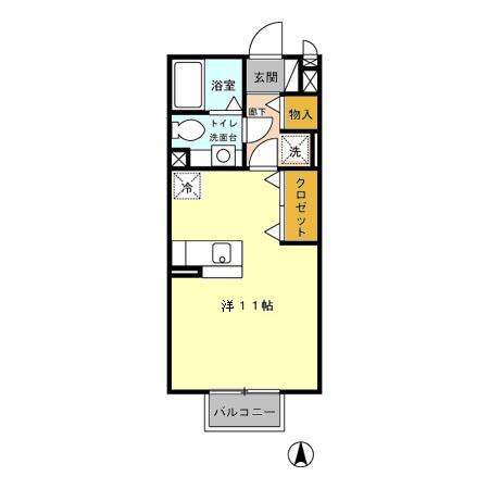 セジュールドマーニの間取り