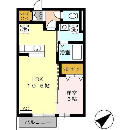 クレスト菰野の間取り