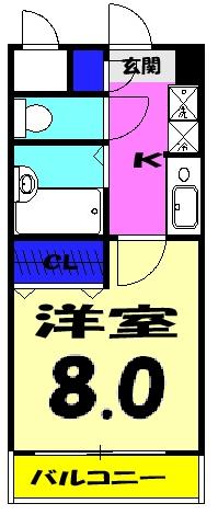 ラフィネ津田沼の間取り