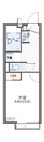 レオパレスウィンリーフの間取り