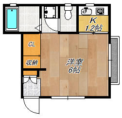 ハイツあすなろの間取り