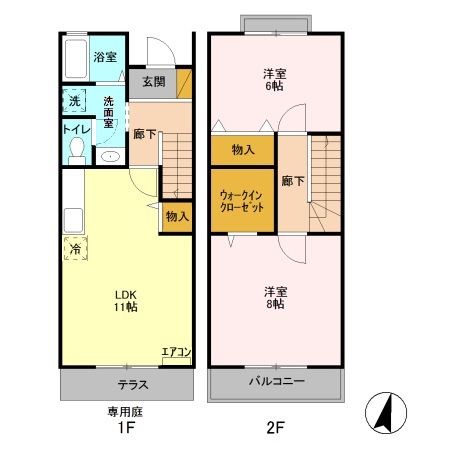 メゾンプルミエールの間取り