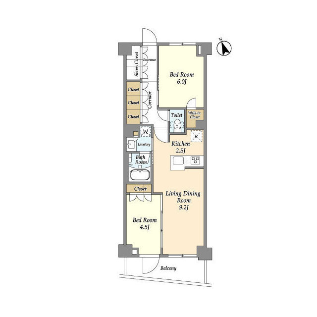 グランカーサ溝の口の間取り