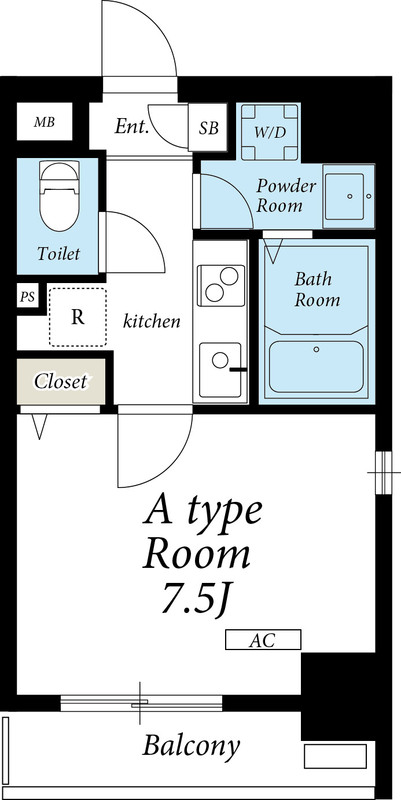 リブリ・両国の間取り
