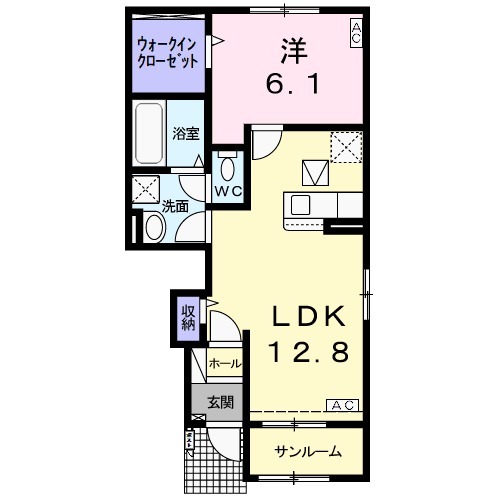 リュード・ルポaの間取り