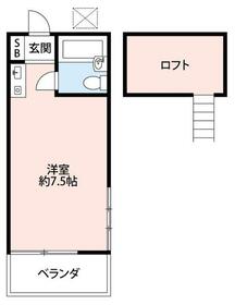 メゾン中尾第1 A棟の間取り