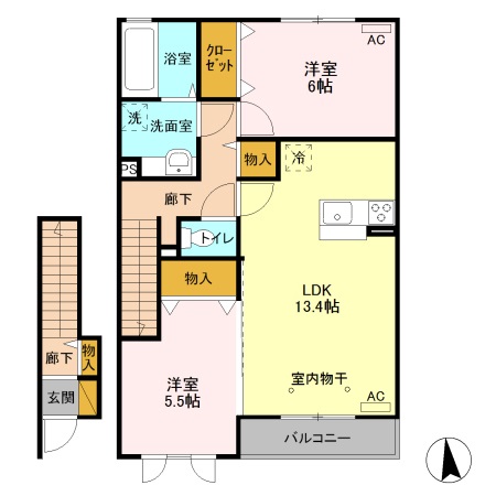 ヴェールの間取り