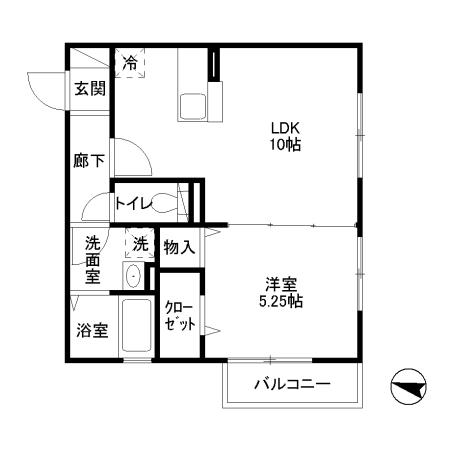 花月モナリエⅡの間取り
