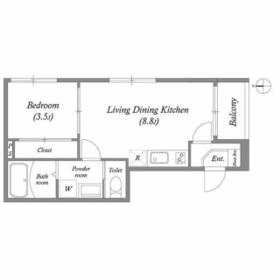 ハーモニーテラス小路Ⅳの間取り