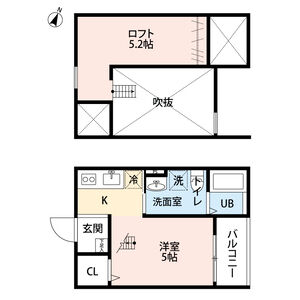ルミエール 黄金(ルミエールコガネ)の間取り