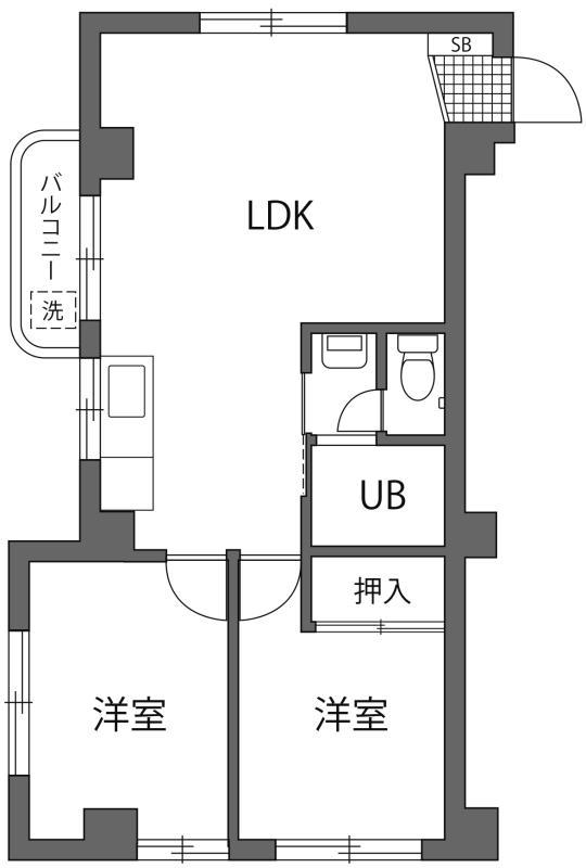 ビューラー433の間取り