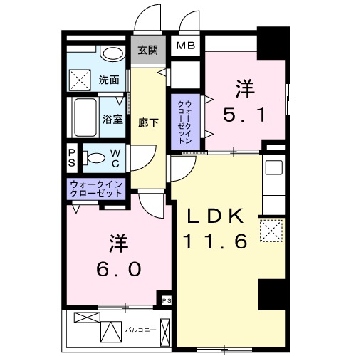 ロワン・セレストの間取り