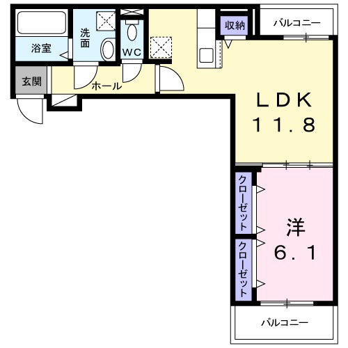 YJの間取り