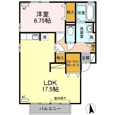 サニーコート A棟の間取り
