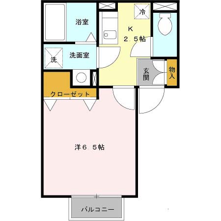 パセオ御堂町の間取り