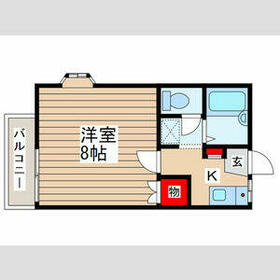 ベラカーサ泉Bの間取り