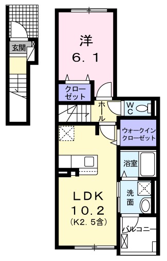 ユーフォリアの間取り