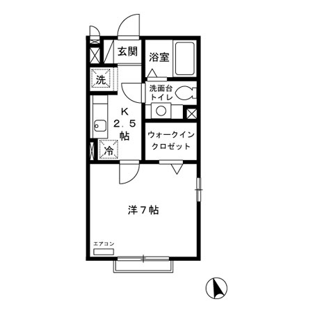 クレール四季彩の丘 参番館の間取り