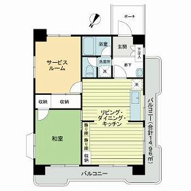 吾妻橋サニーコーポの間取り