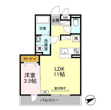 Biz STAY青梅新町の間取り