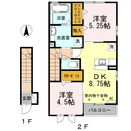 ル・アンジュの間取り