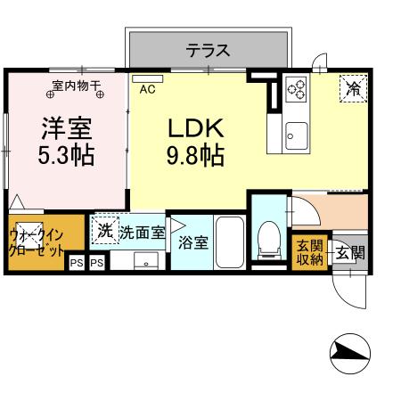 グランヴィラージュの間取り