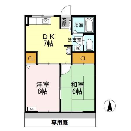 シャルム新浜の間取り