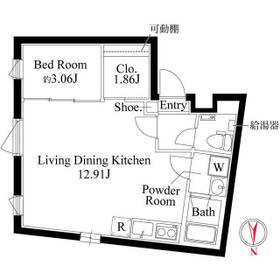 ＭＡＩＳＯＮ　ＤＥ　ＳＨＩＢＡ・0201号室の間取り