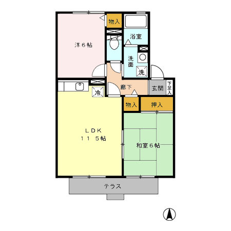 グランシャリオの間取り