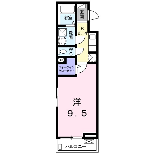 ウィステリア甲府の間取り