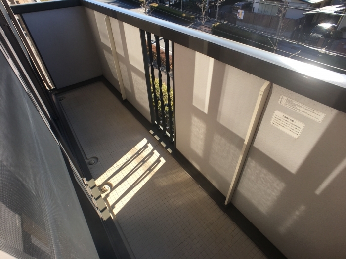 12/25 バルコニー