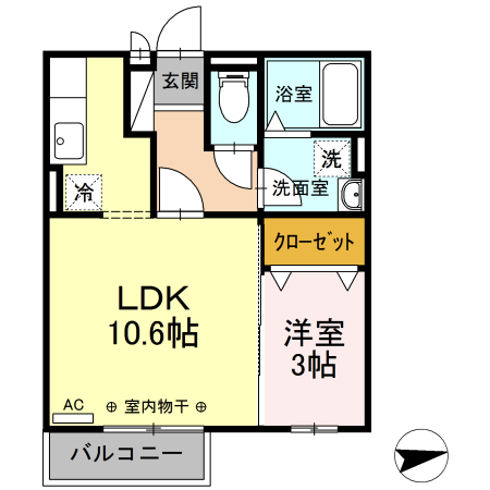 TAKAOの間取り