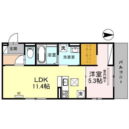 J'fort京都山科の間取り