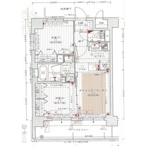 エステムプラザ京都聚楽第雅邸の間取り