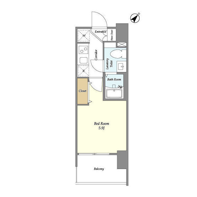 La Douceur四ツ木Westの間取り