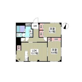 只見ハイツの間取り