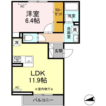 コロ企画コートの間取り