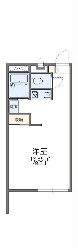 レオパレスネッスル小松の間取り