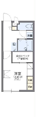 レオパレスカメリアの間取り