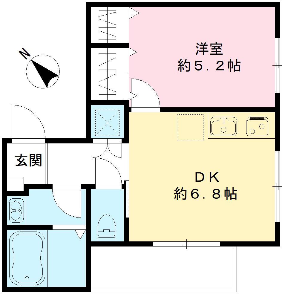 仮称 ユアメゾン渋谷区西原の間取り