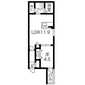 DEVELD千原の間取り