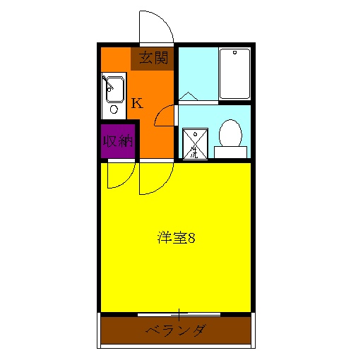シュロスハイム相模原の間取り